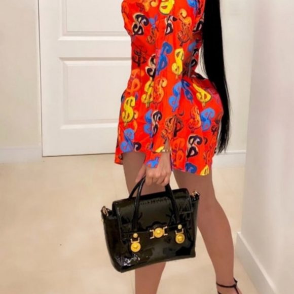 Women's Custom Money Shirt dress Tc-Dreams - Picture 2 of 2